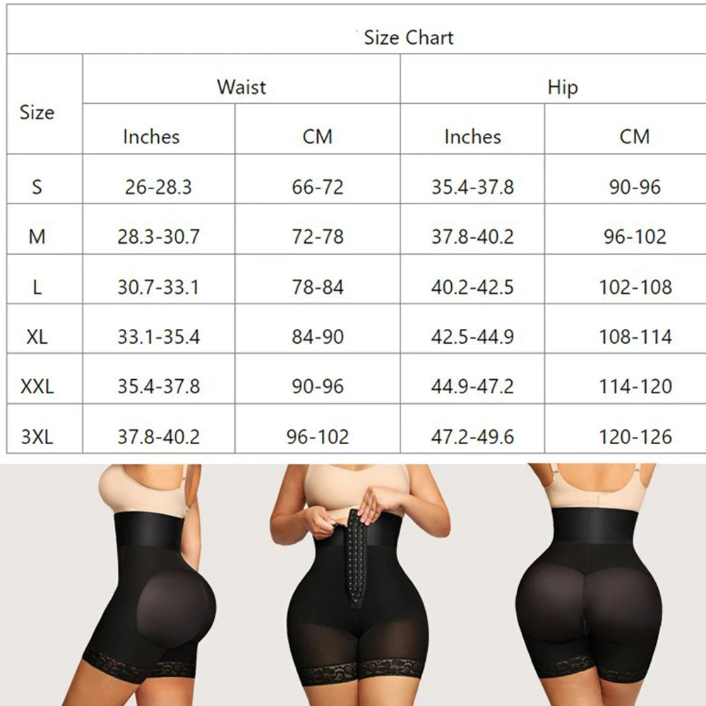 Gaine amincissante et rehausseur de fesses